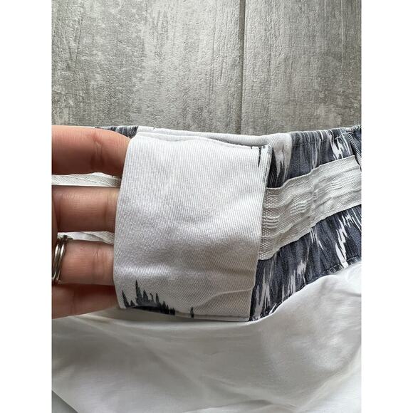 Exclusive Fabrics Ikat Blue Cotton Curtains 2 Panel Room Darkening 50" x 96" EUC - Picture 9 of 10